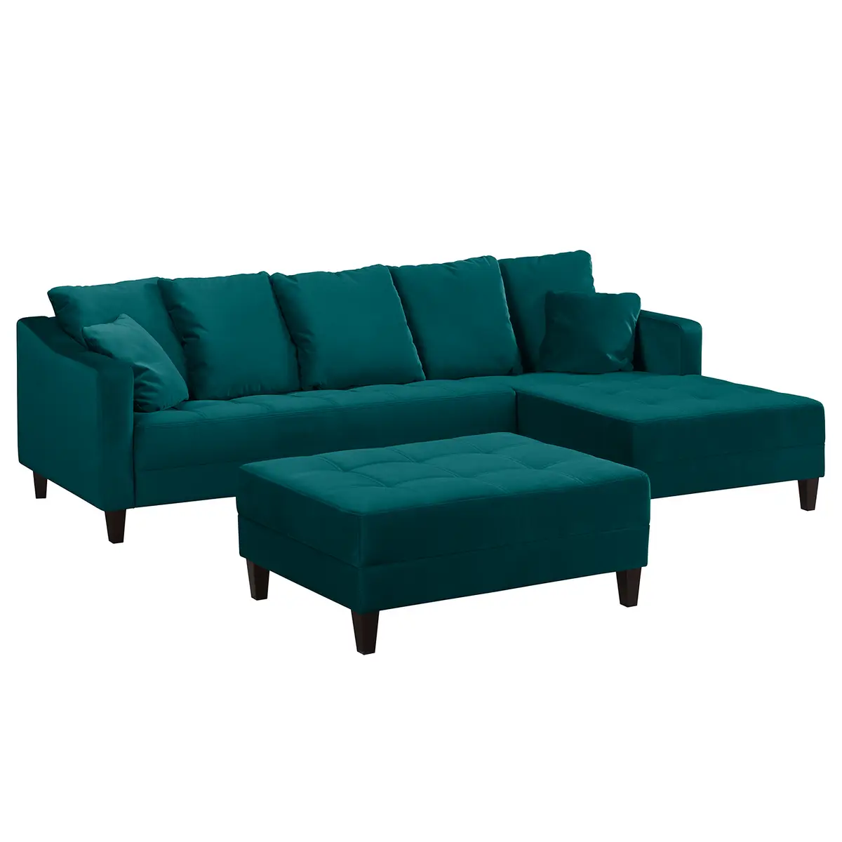 Ecksofa Elnora | Blau