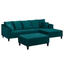 Ecksofa Elnora | Blau