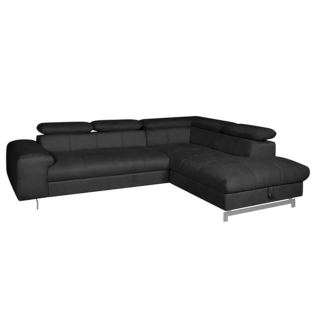 Ecksofa Ferch | Schwarz