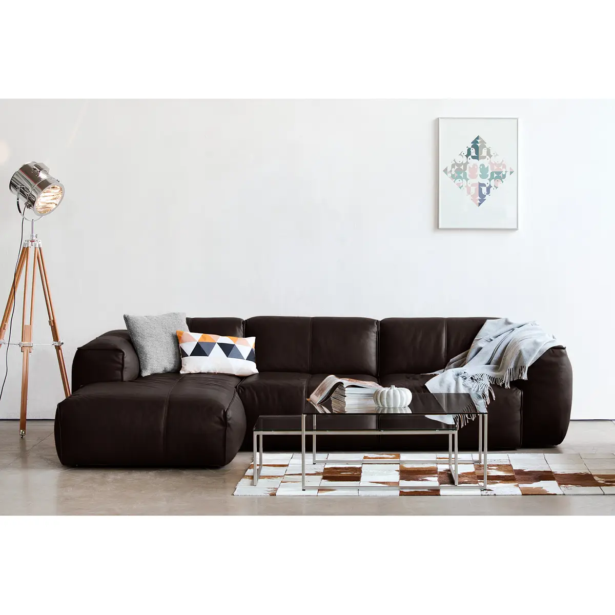Ecksofa Neka | Braun