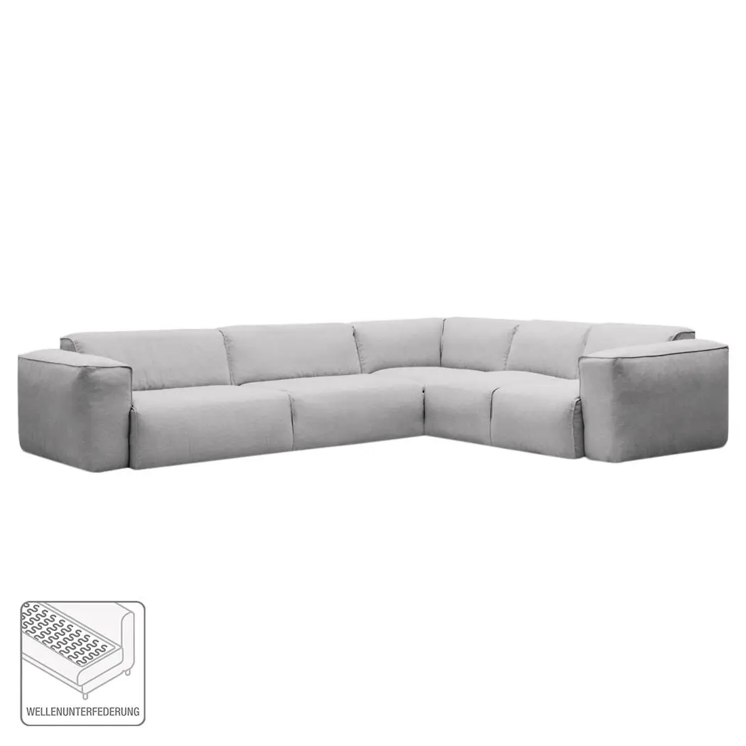 Ecksofa Saia | Grau