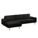 Ecksofa Lauris | Schwarz