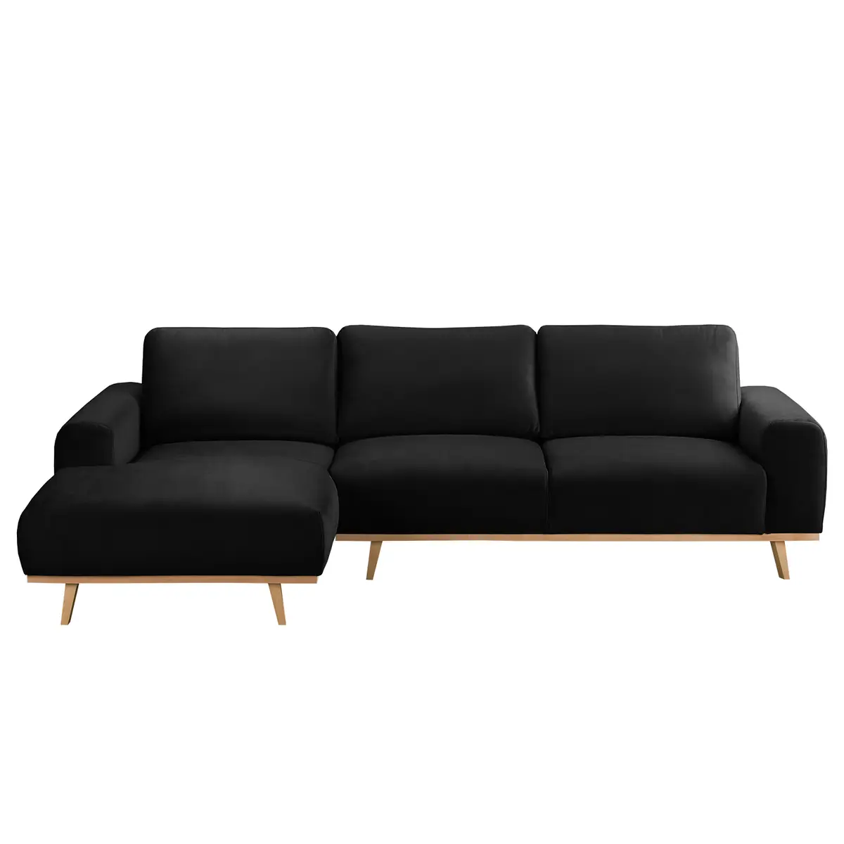 Ecksofa Lauris | Schwarz