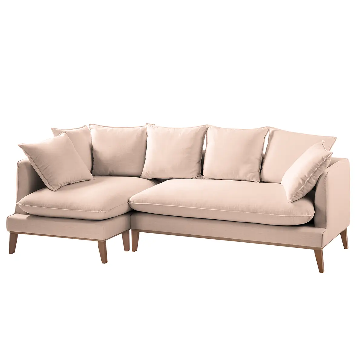 Ecksofa Moretey | Rosa