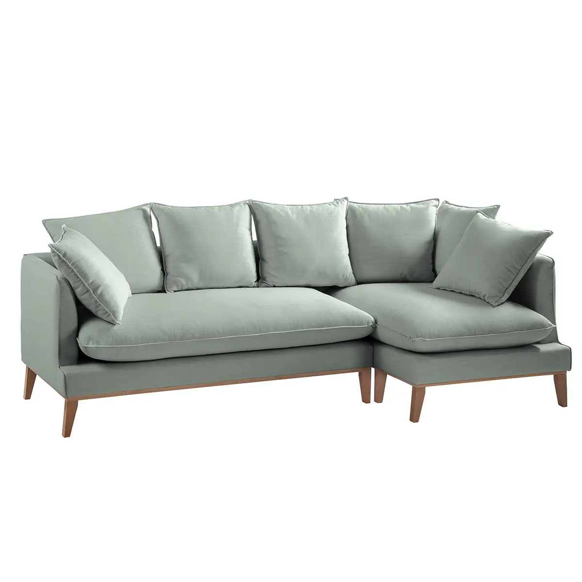 Ecksofa Moretey | Grün