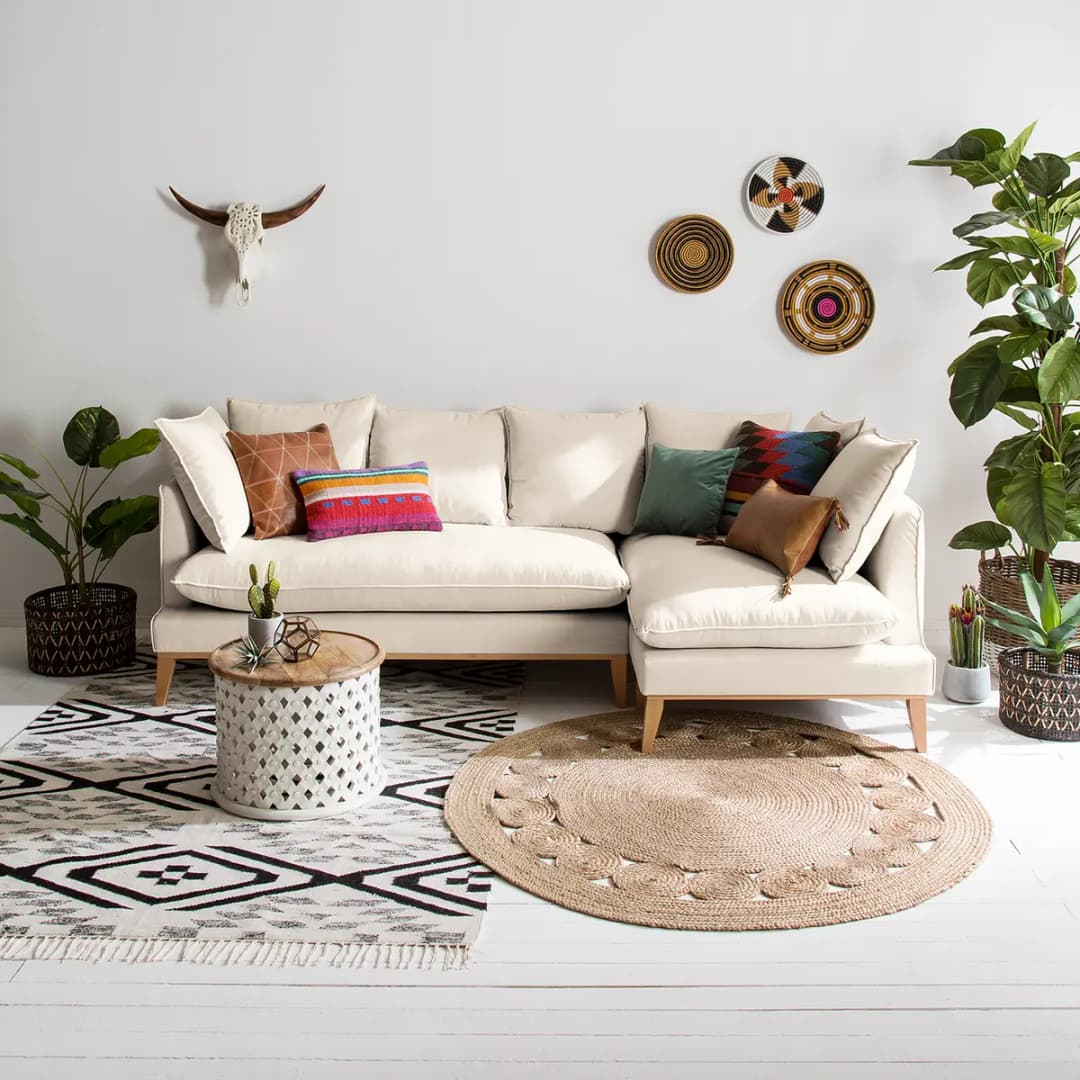 Ecksofa Moretey | Beige