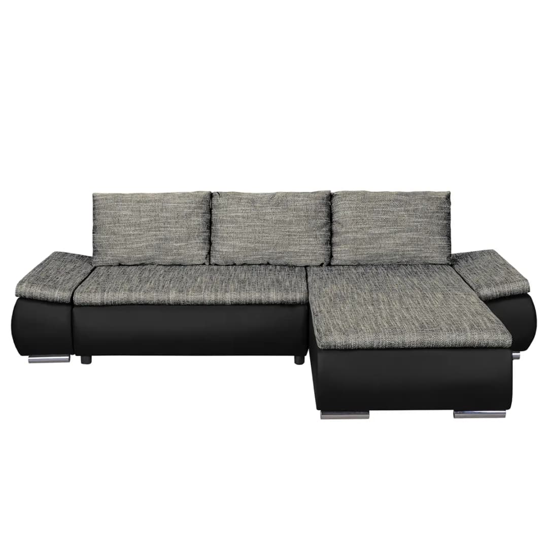 Ecksofa Laza | Schwarz