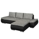 Ecksofa Laza | Schwarz