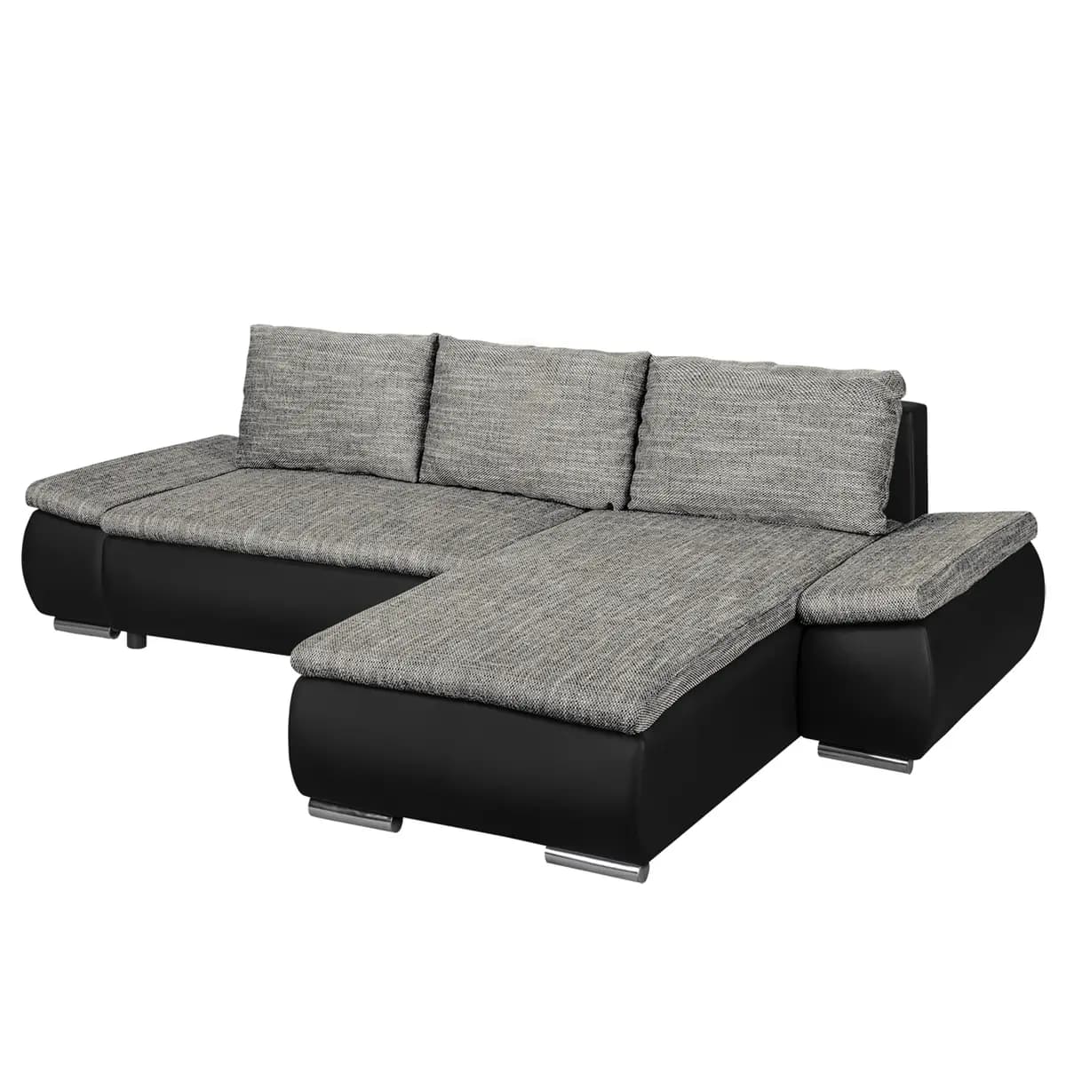 Ecksofa Laza | Schwarz