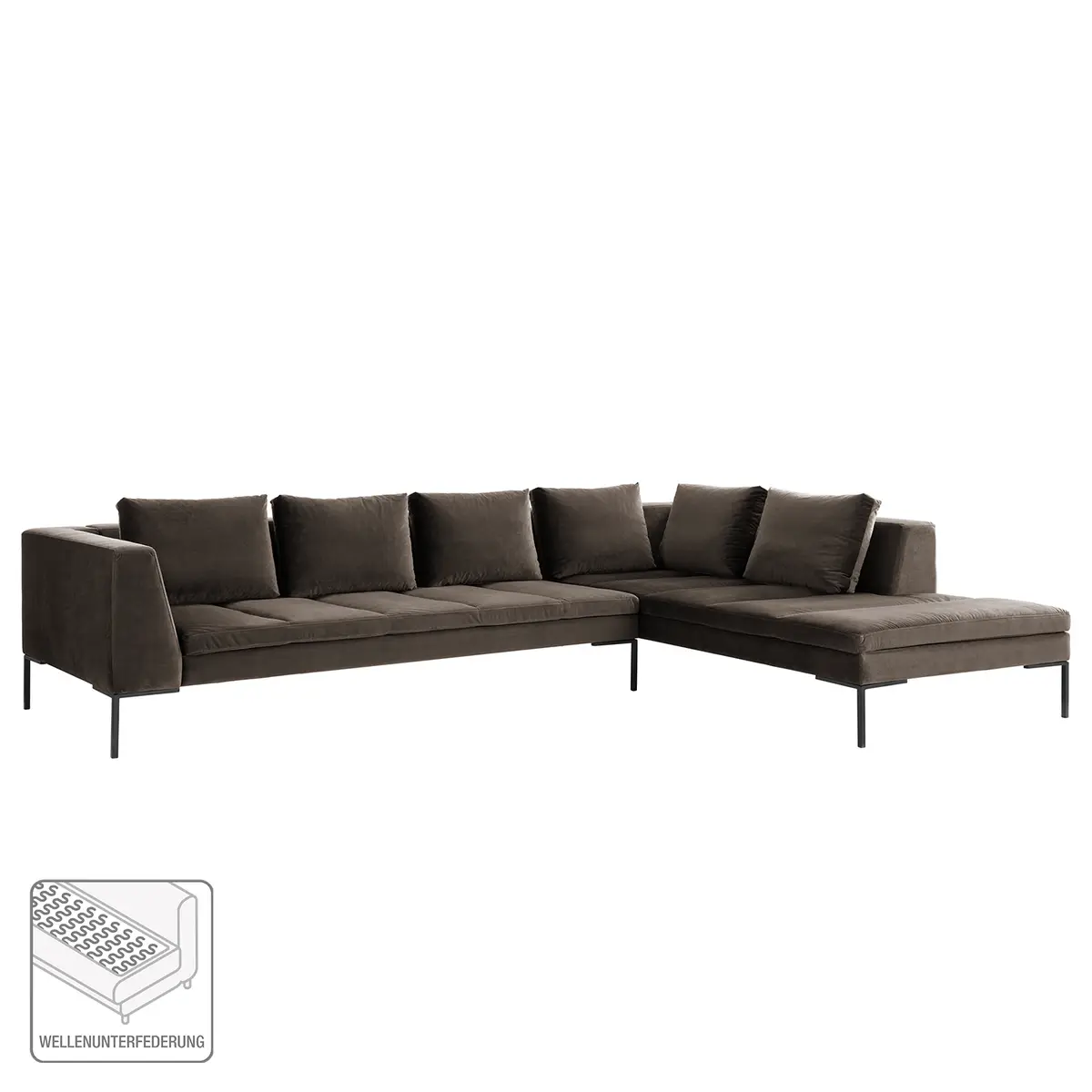 Ecksofa Shyla | Braun