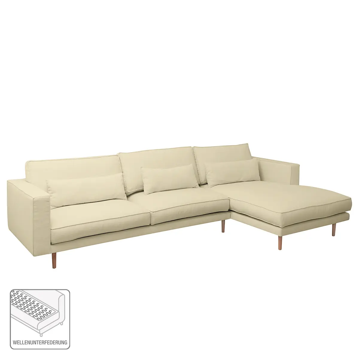 Ecksofa Lacona | Beige