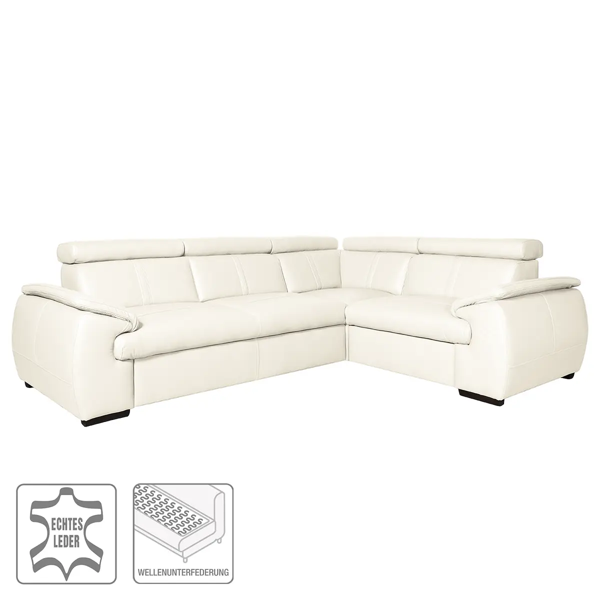 Ecksofa Typ A | Weiß