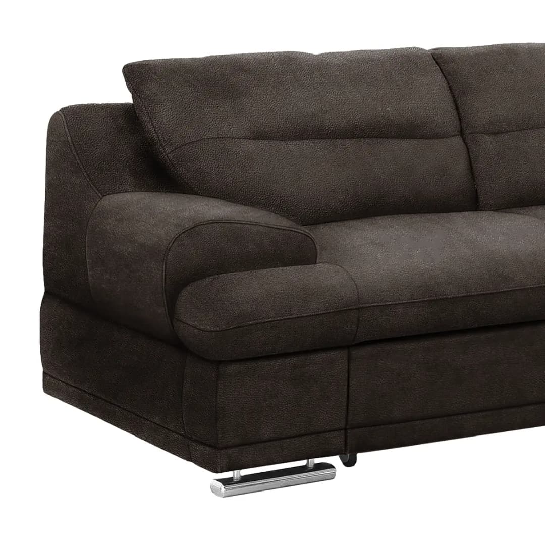 Ecksofa Rollin | Braun