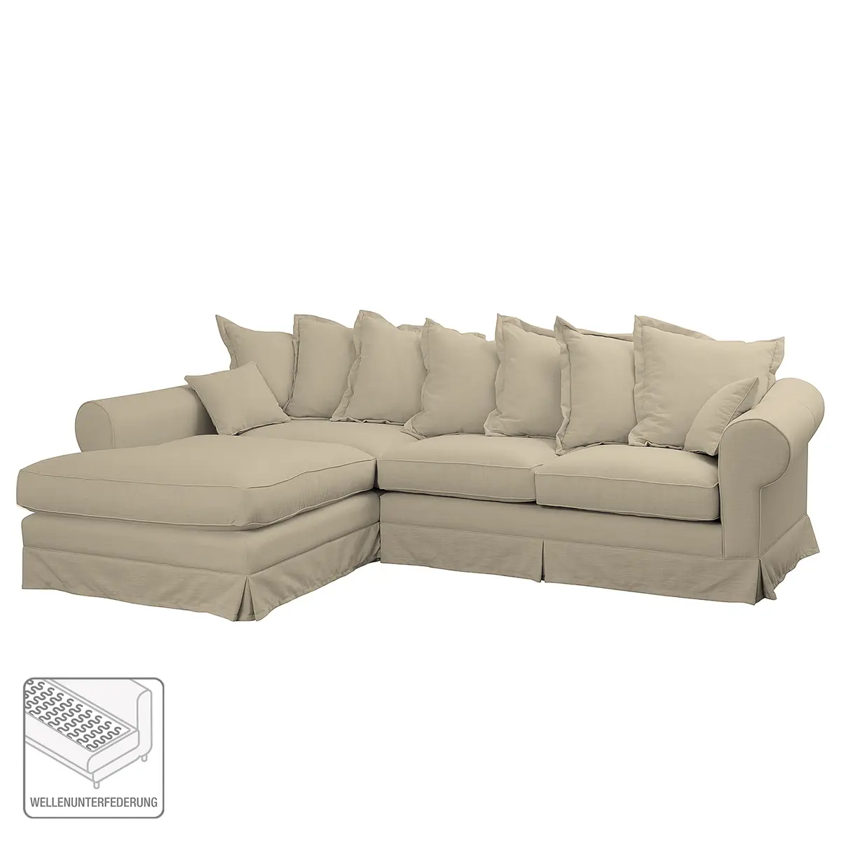 Ecksofa Saltum | Beige