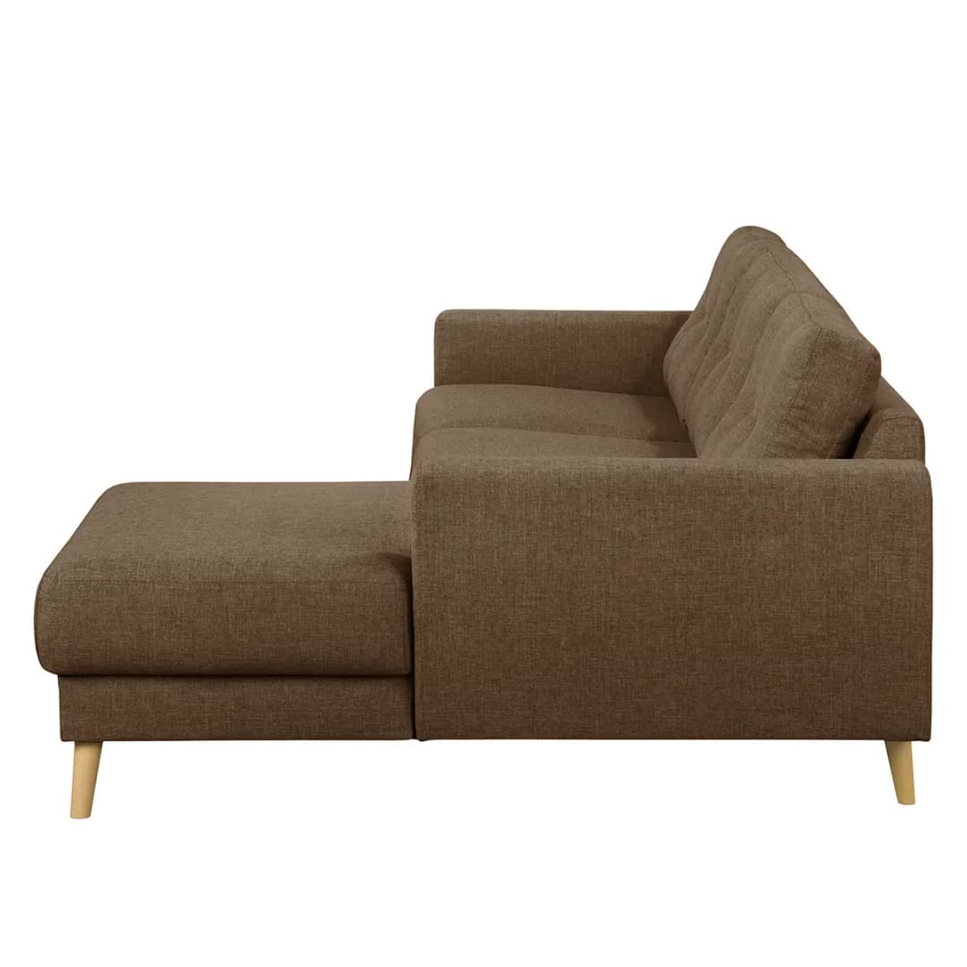 Ecksofa Luba | Braun