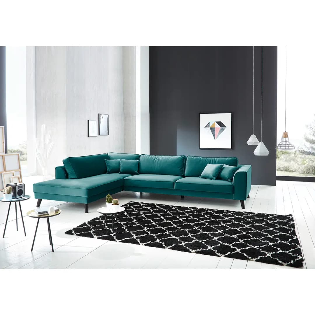 Ecksofa Bay | Blau