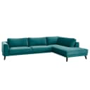 Ecksofa Bay | Blau