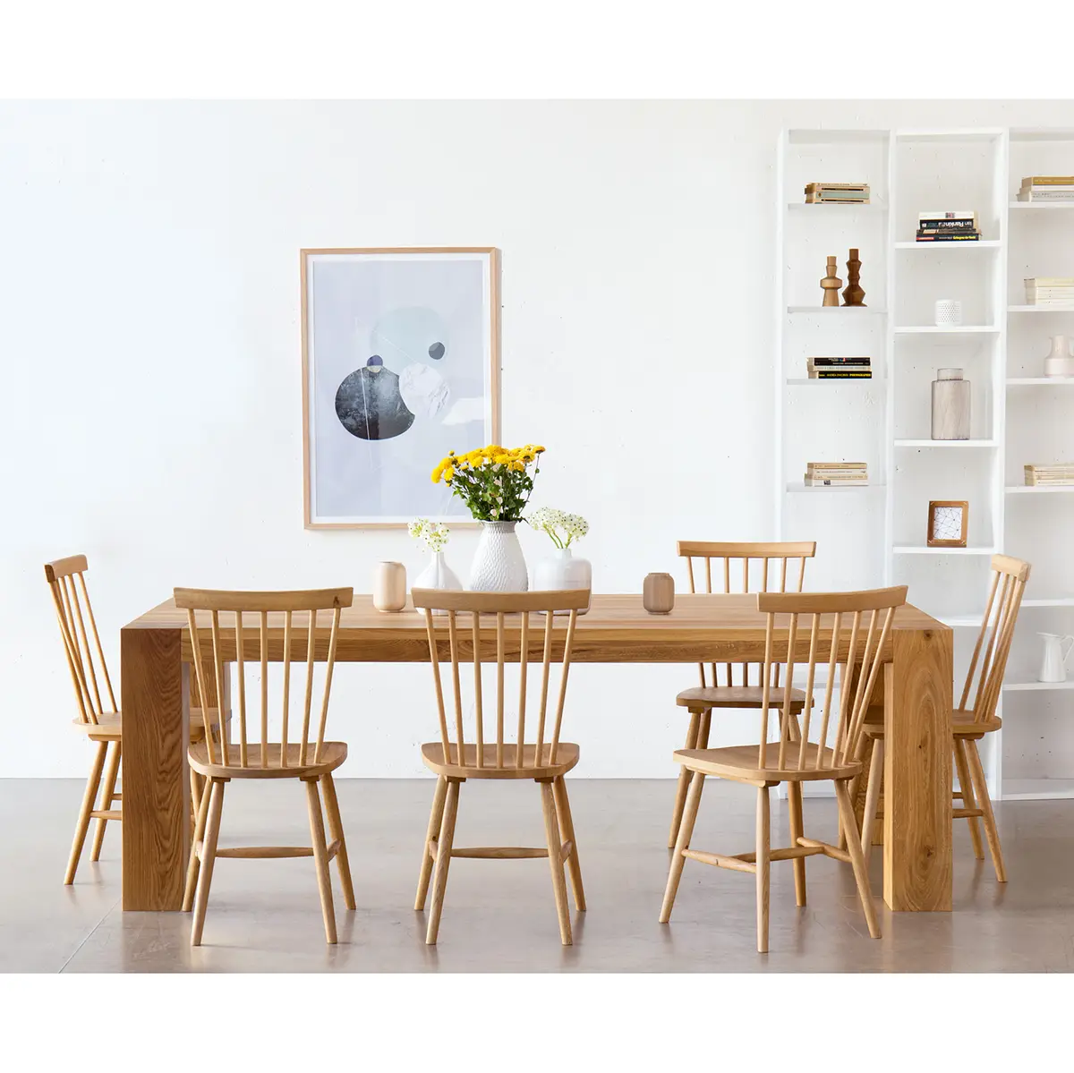 Esstisch George 200 x 110 cm Braun/Eiche | Braun