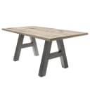 Esstisch Leeton I 180 x 90cm Braun/Grau/Eiche Sand Dekor