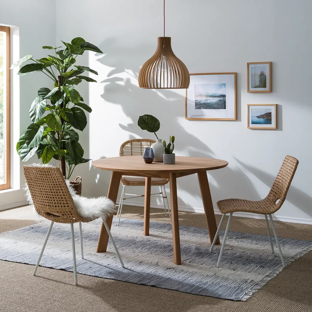 Esstisch MooraWOOD Ø 120cm Braun/Beige/Buche Buche | Holztöne