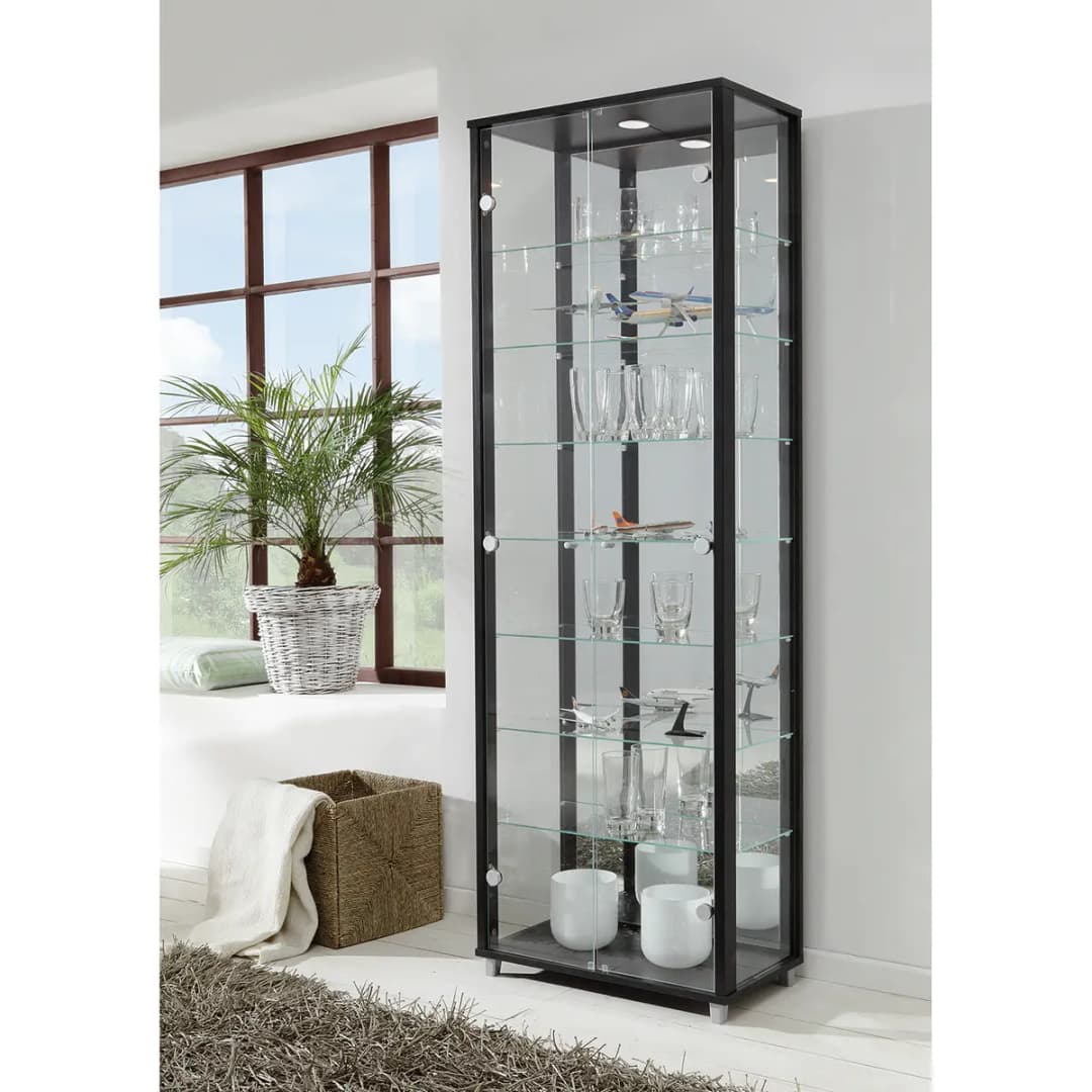 Vitrinenschrank Exhibit IV | Schwarz