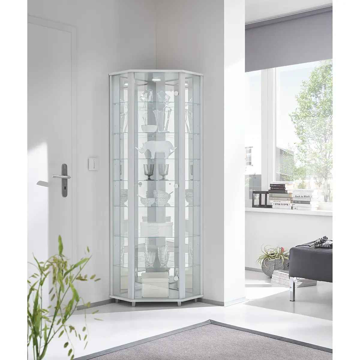 Eckvitrine II | Weiß