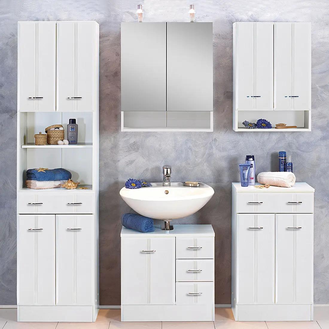 Hängeschrank Lund | Weiß