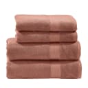 Handtuch-Set 4-teilig Rot/Koralle | Rot