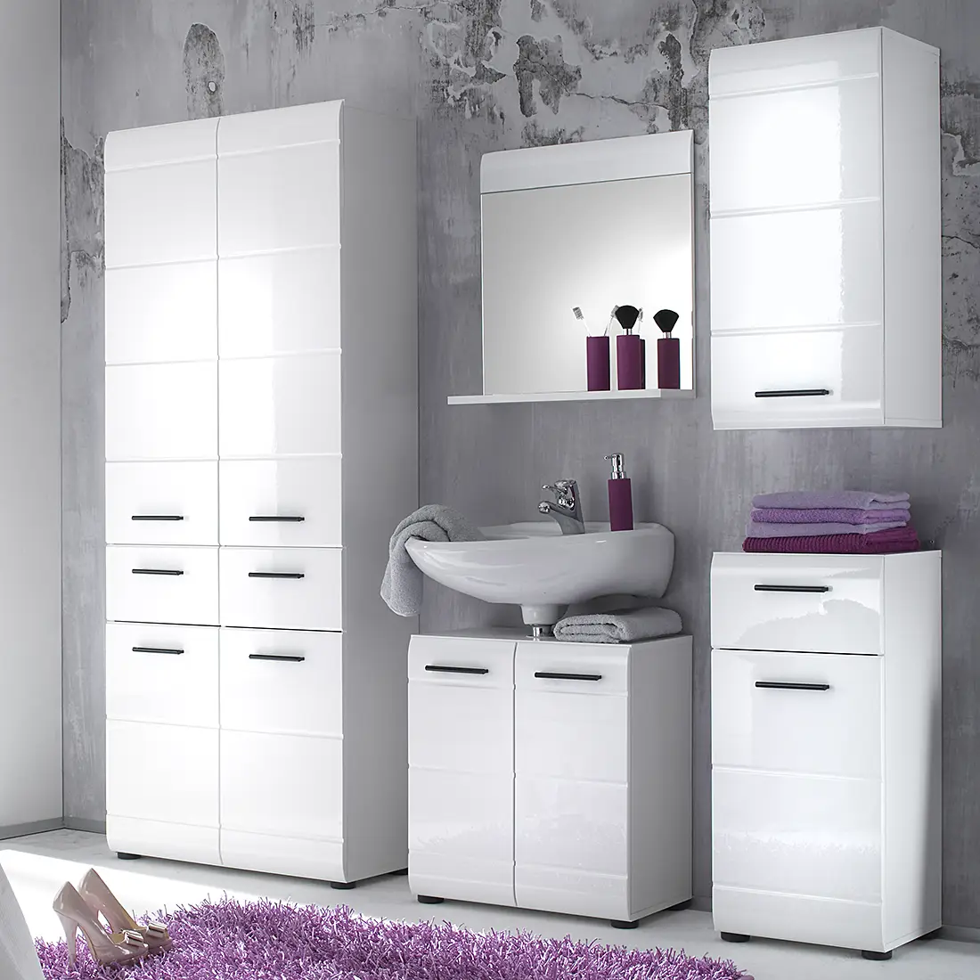 Hochschrank III | Weiß