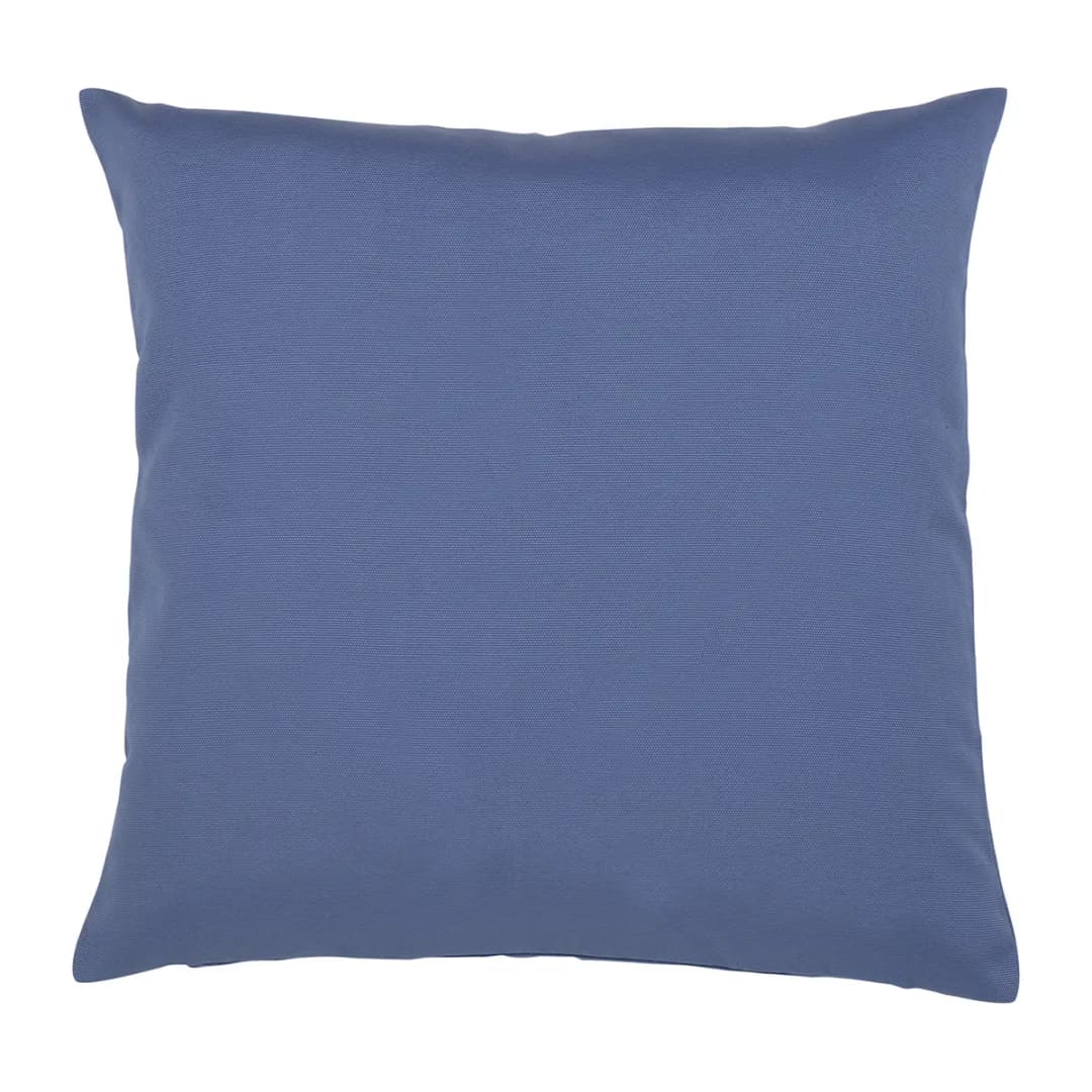 Kissen Juno Blau/Dunkelblau 50 x 50cm Webstoff | Blau