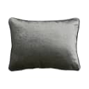 Kissen Topas Grau/Anthrazitmetallic 30 x 40cm Samt | Grau