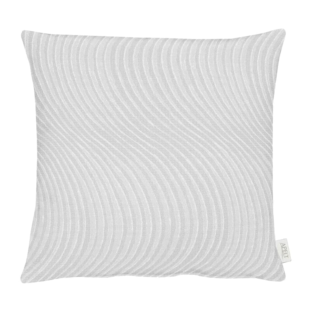 Kissenhülle Weiß/Weiß 49 x 49cm Webstoff | Weiß