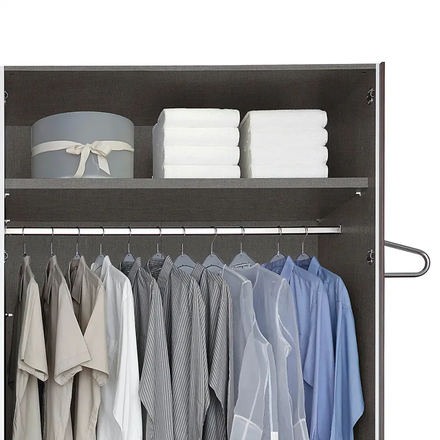 Kleiderstange 88cm Silber/Aluminium Aluminium | Silber