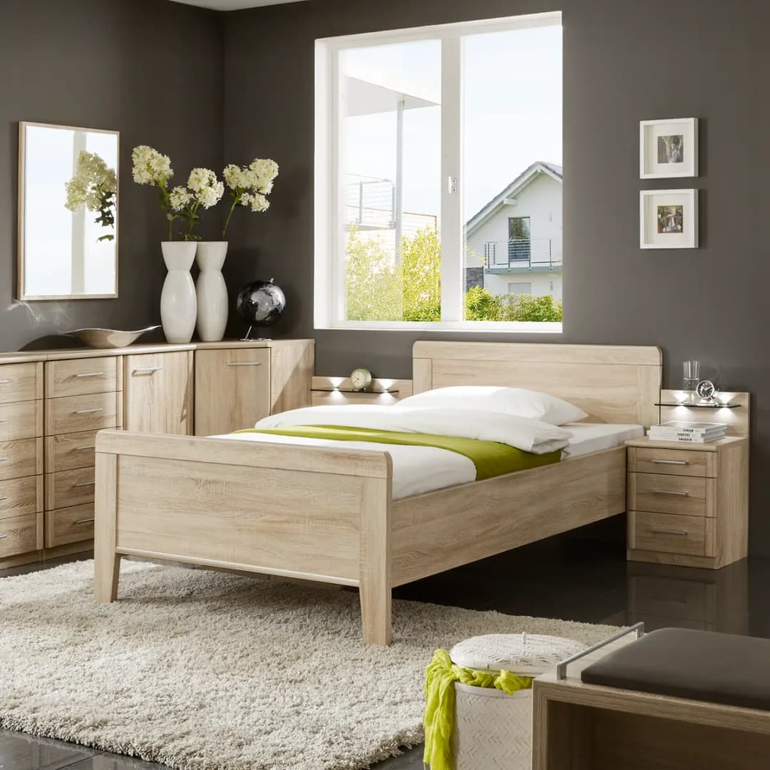 Komfortbett Meran | Holztöne