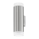 LED-Außenwandleuchte | Silber