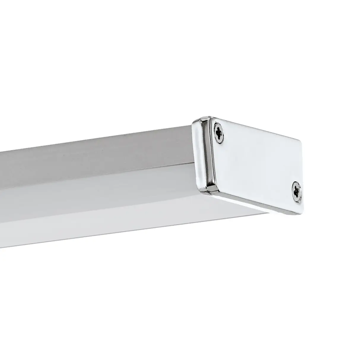 LED-Spiegelleuchte Pandella 40cm Weiß/Silber | Weiß