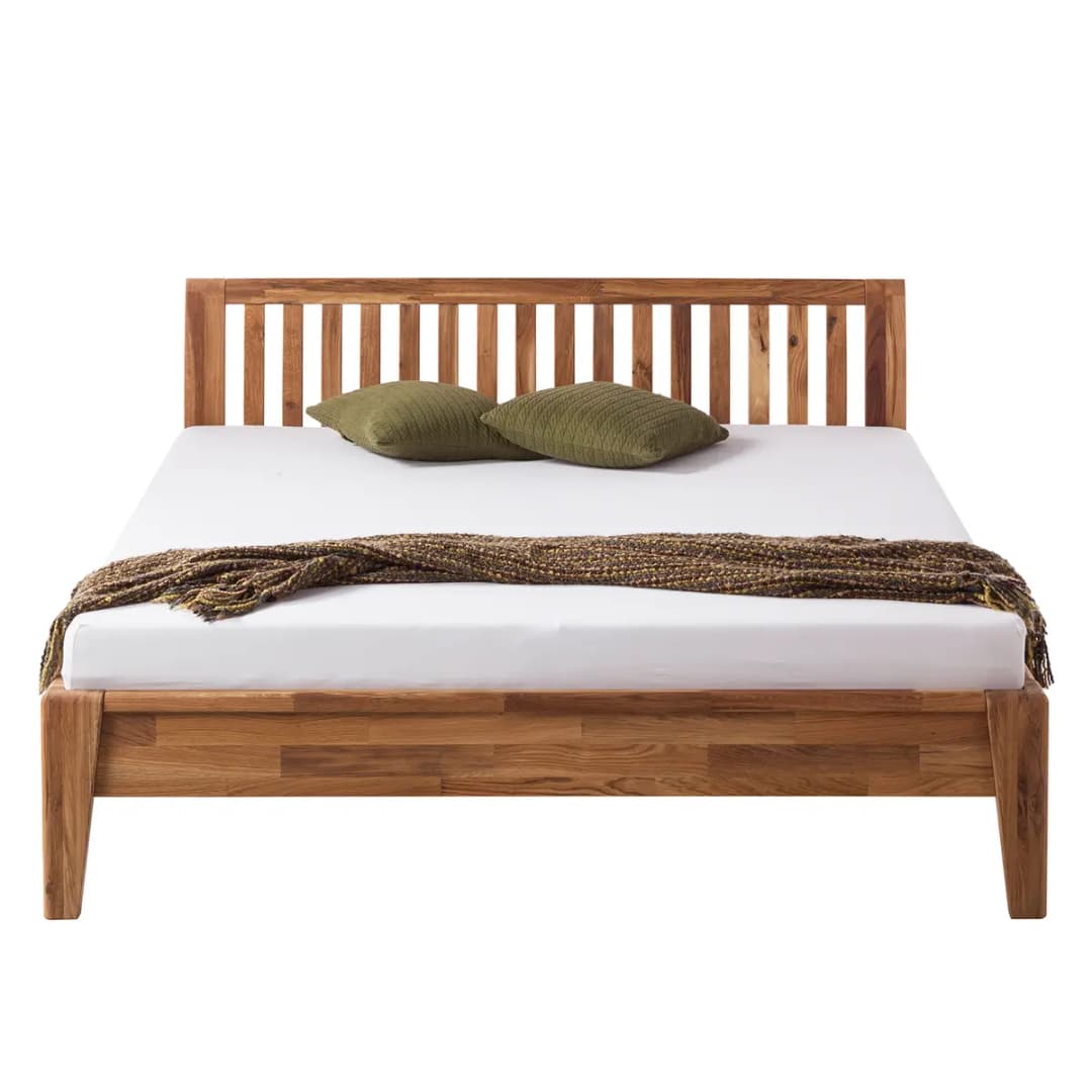 Massivholzbett LayaWOOD | Braun