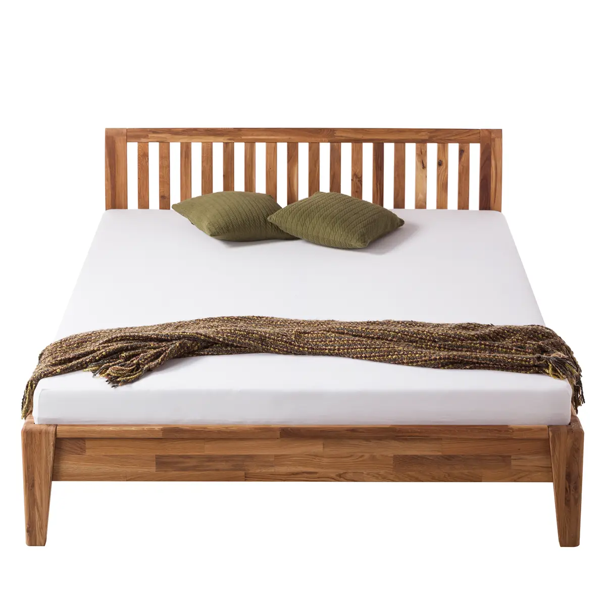 Massivholzbett LayaWOOD | Braun