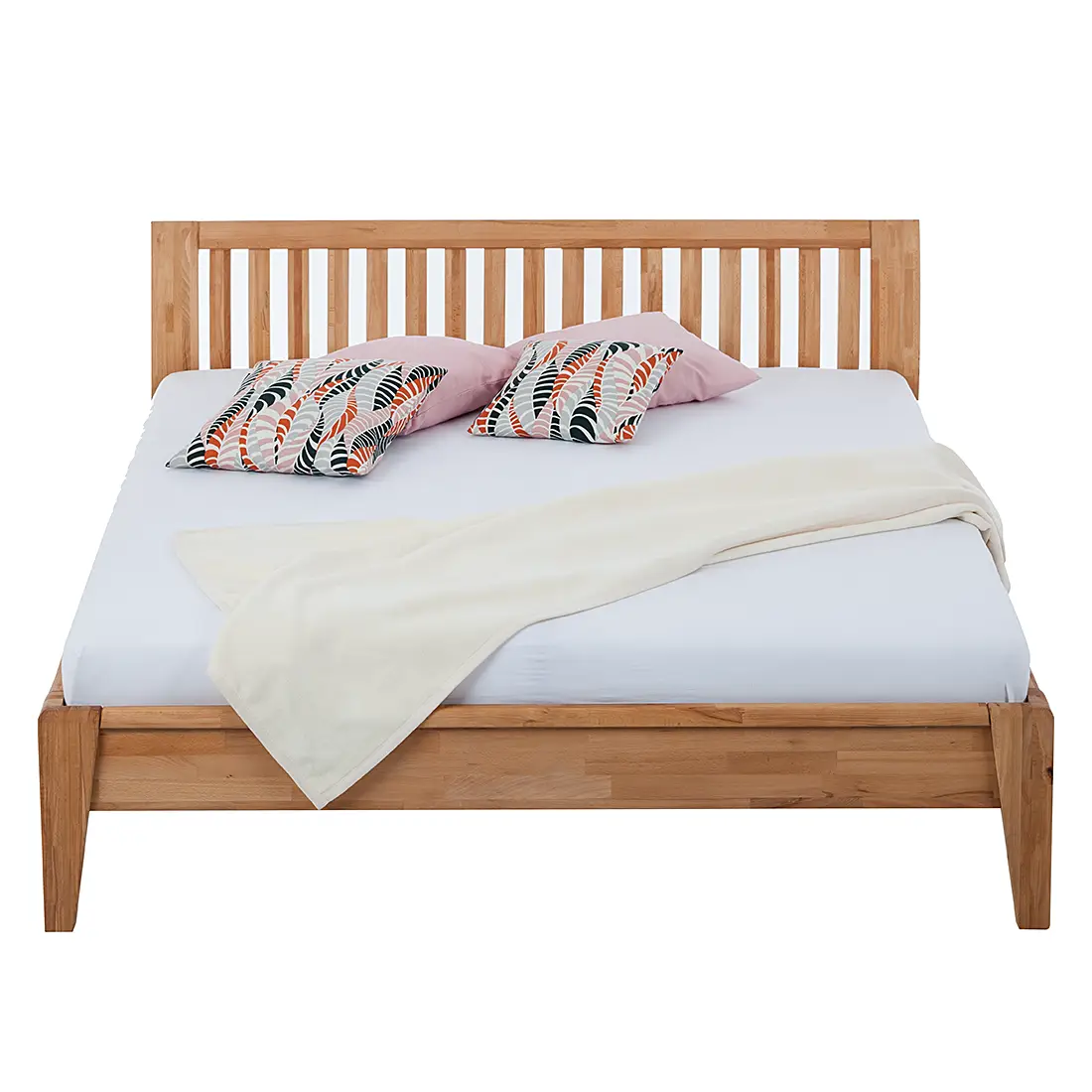Massivholzbett LayaWOOD | Braun