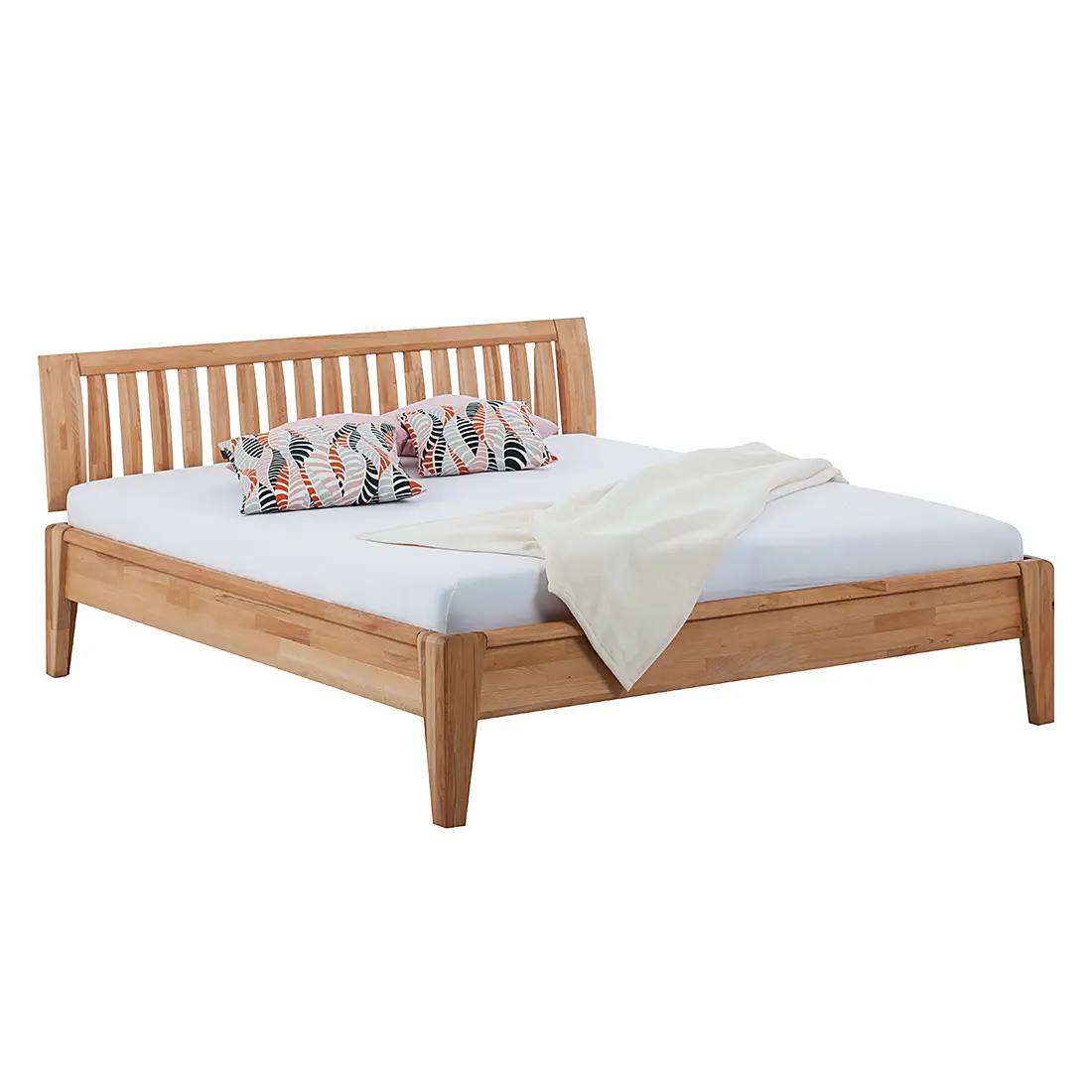 Massivholzbett LayaWOOD | Braun