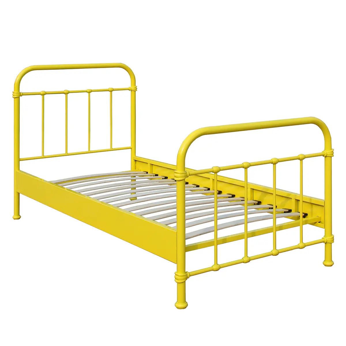 Metallbett New York | Gelb