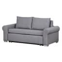 Schlafsofa Basic Country Grau/Grau Stoff Doran 184cm | Grau