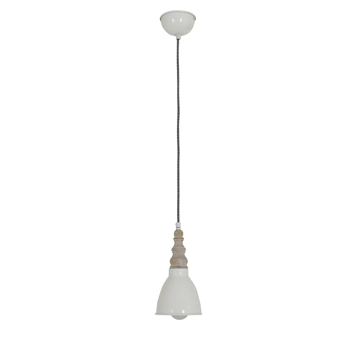 Pendelleuchte Delhi Ø 19cm Weiß | Weiß