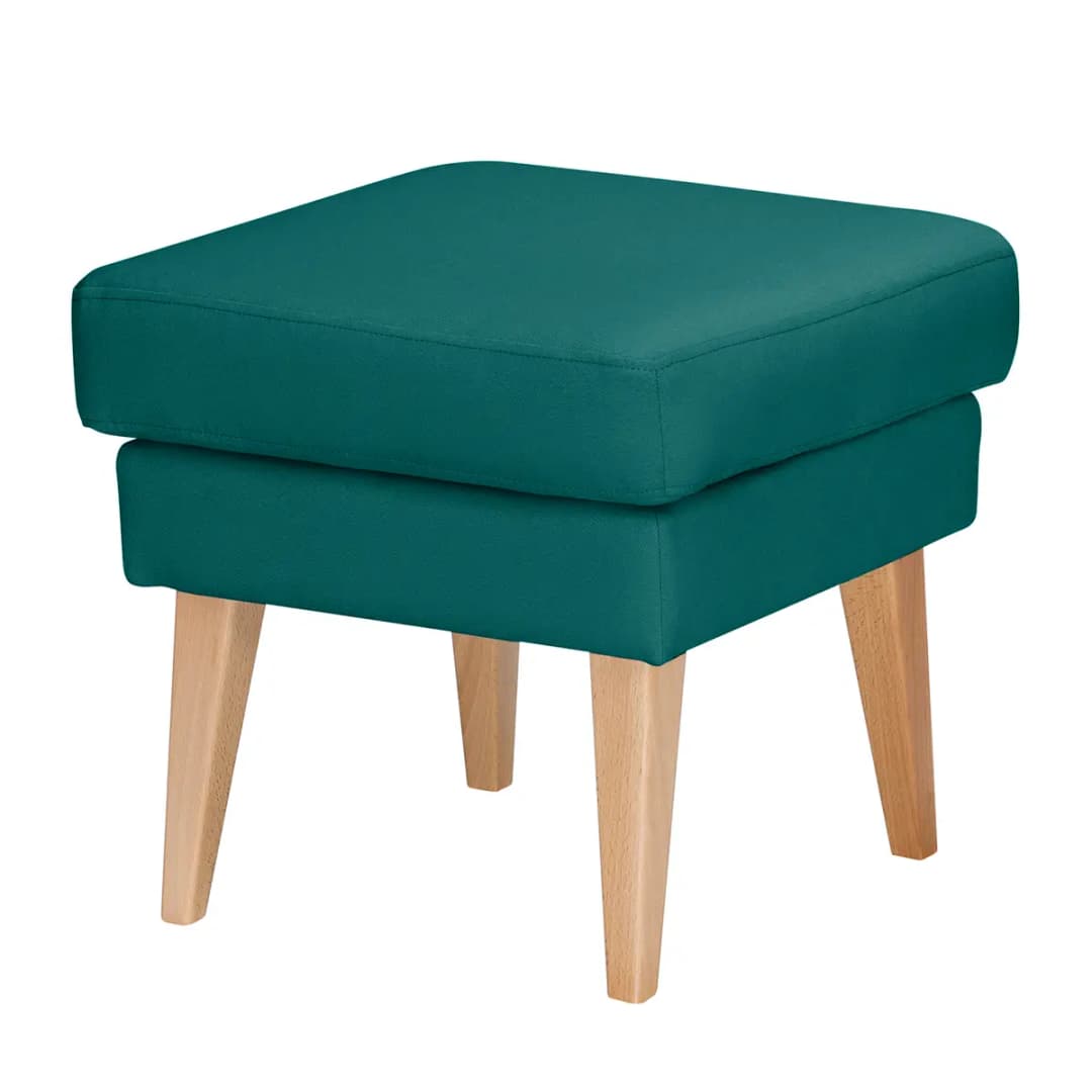 Ohrensessel Strukturstoff Blau/Petrol | Blau