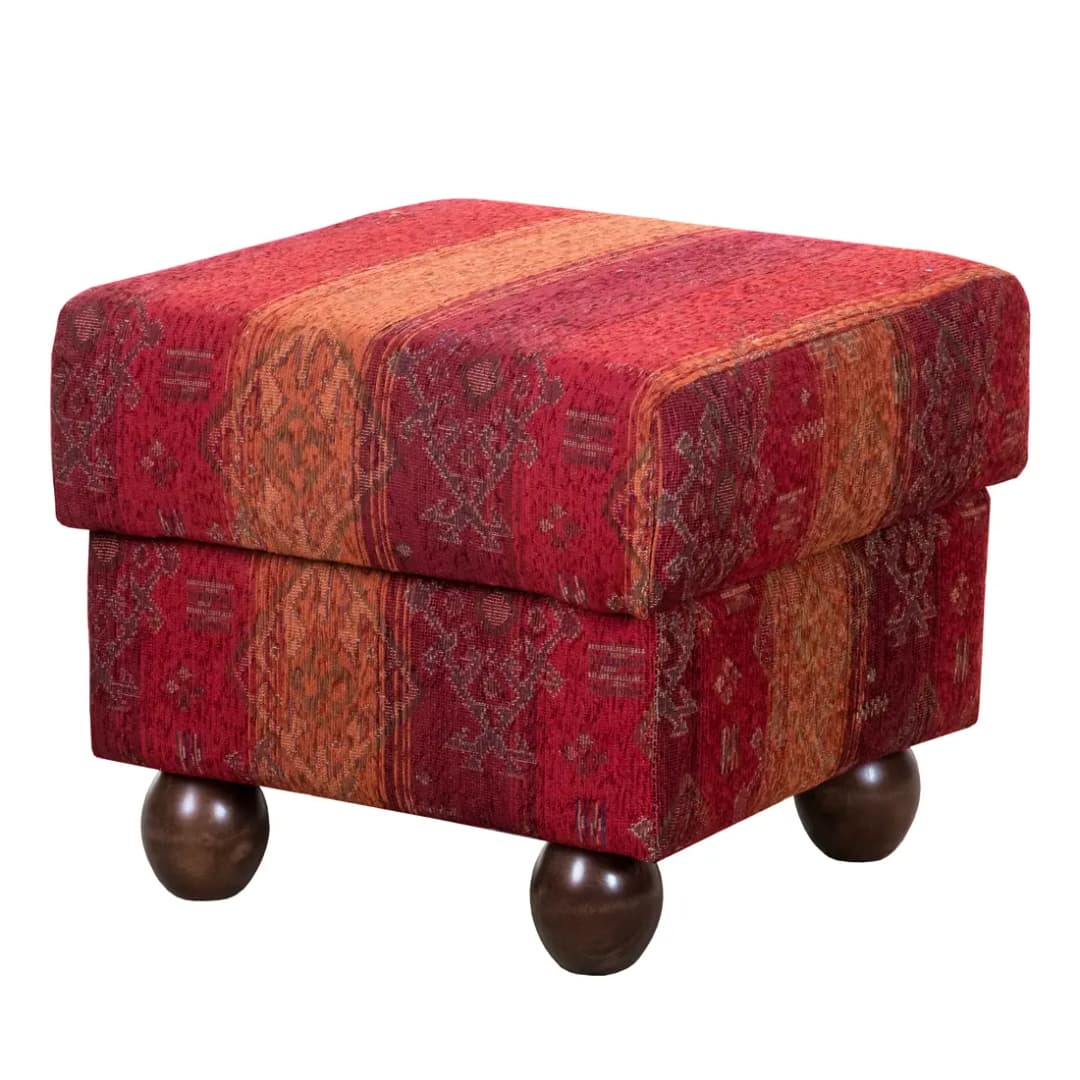 Ohrensessel Webstoff Rot | Rot