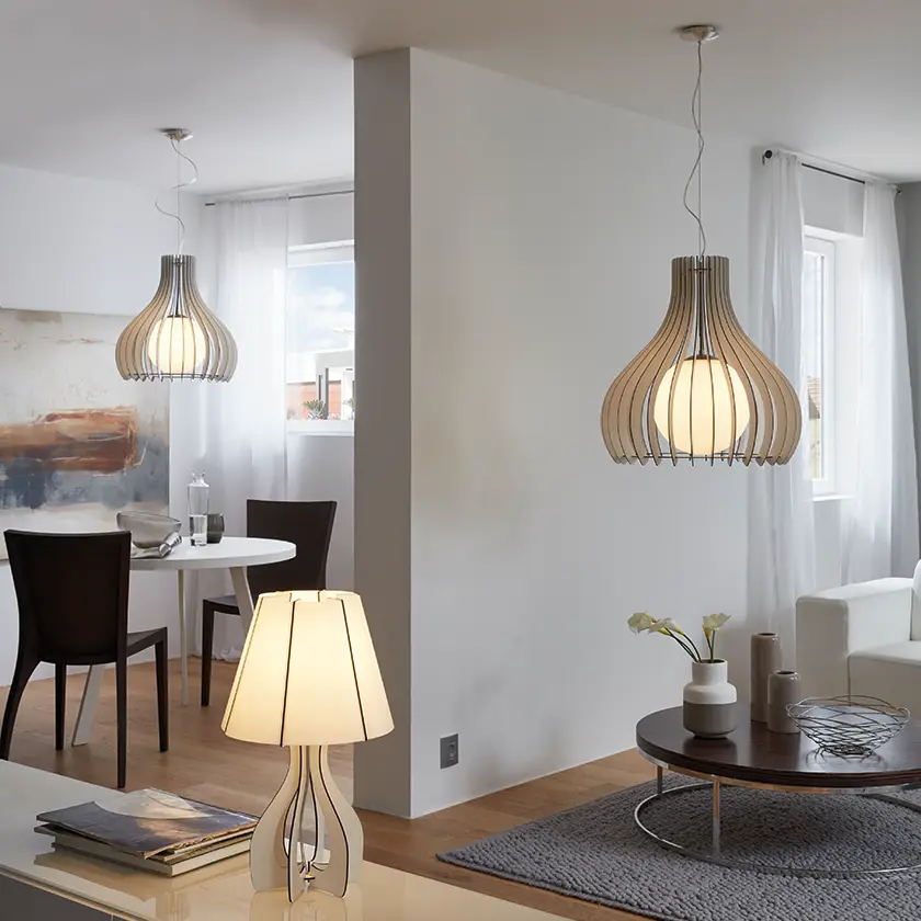 Pendelleuchte Tindori | Beige