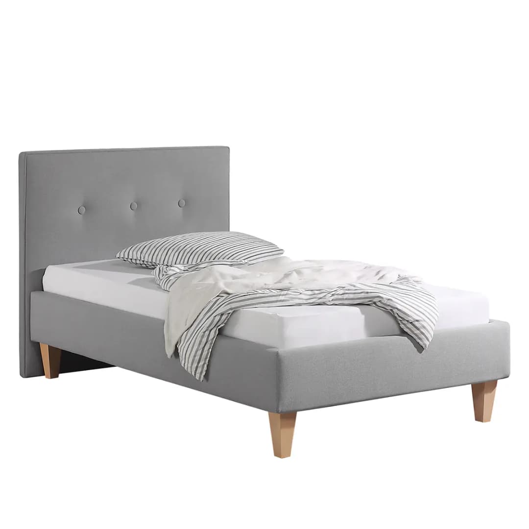 Polsterbett Alnarp | Grau