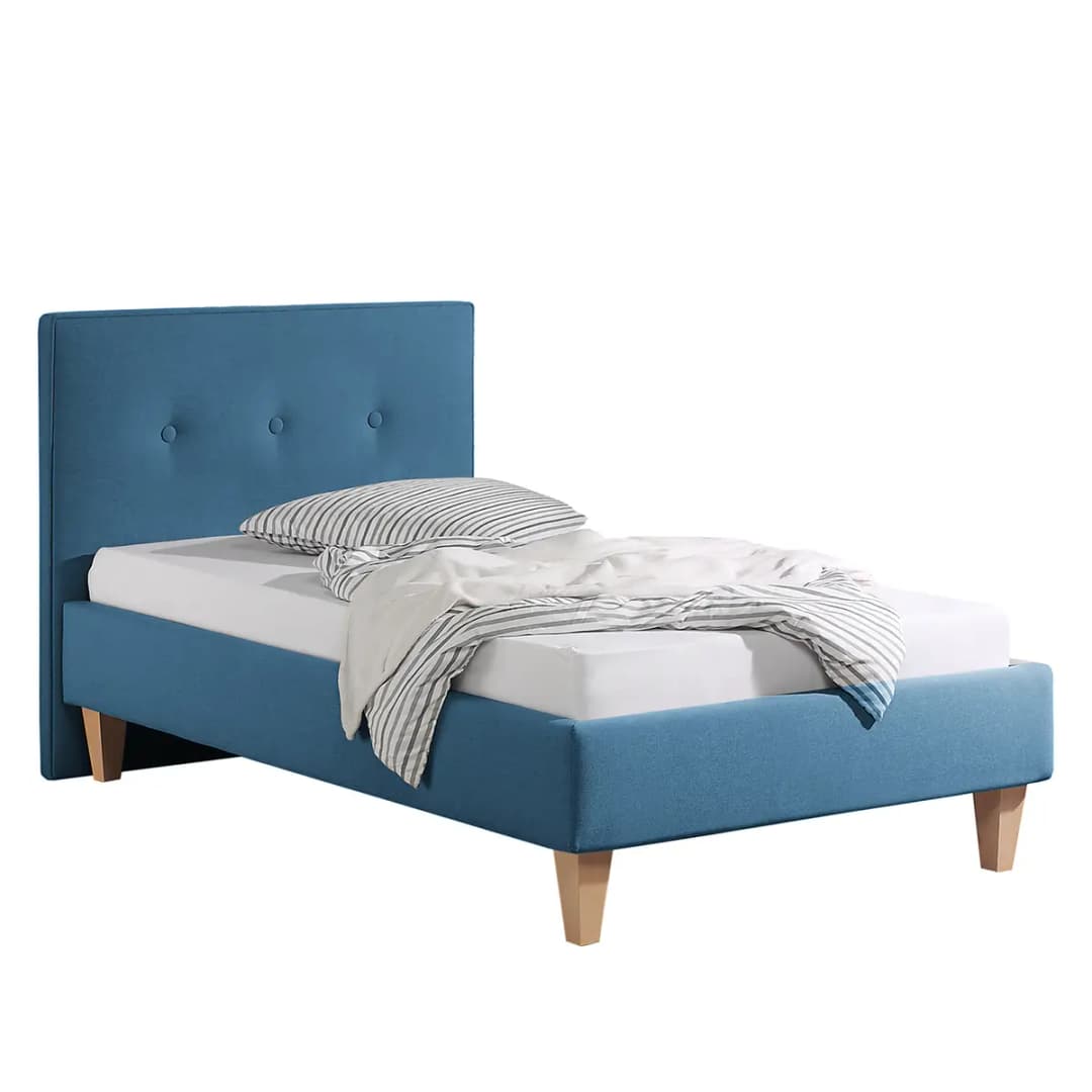 Polsterbett Alnarp | Blau