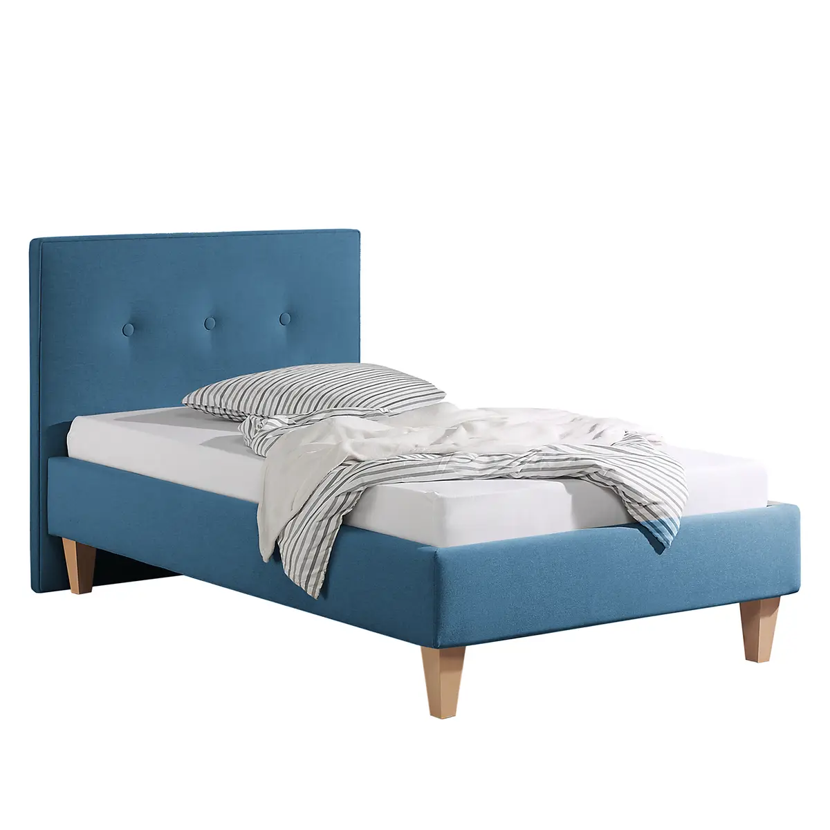 Polsterbett Alnarp | Blau