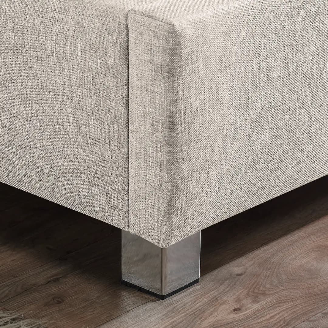 Polsterbett Billdal | Beige
